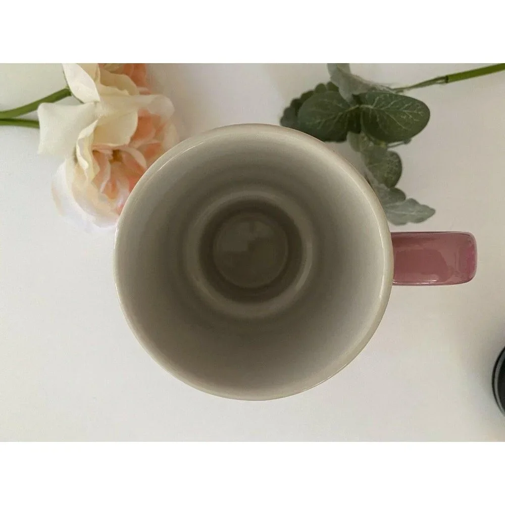 Lang Golf Travel Mug Pink‎ Argyle Ceramic Lid Golf